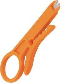 China Simple Hand Cable Stripper Wire Cutter Hardware Networking Tools Telecommunication Equipment Orange YH-8019 supplier