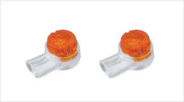 China UY2 Wire Splice Connector In-line tap wire splices Quick Connect Wire Connectors Orange supplier