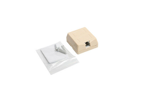 Networking RJ11 Wall Outlet Surface Mount Box With US Jack Phone Output