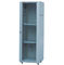 China Glass Door Server Rack Cabinet 100mm Depth Cold Rolled Steel With Powder Coat Finishing YH2002 exporter