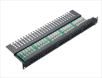 China Cat3 50 port Voice Home Network Patch Panel Krone Fibre Optic Patch Panels YH4004 factory
