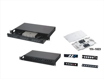 China Earth Mode Fiber Optic Patch Panel Rack Mount ODF With Theft - Proof Lock YH1009 factory