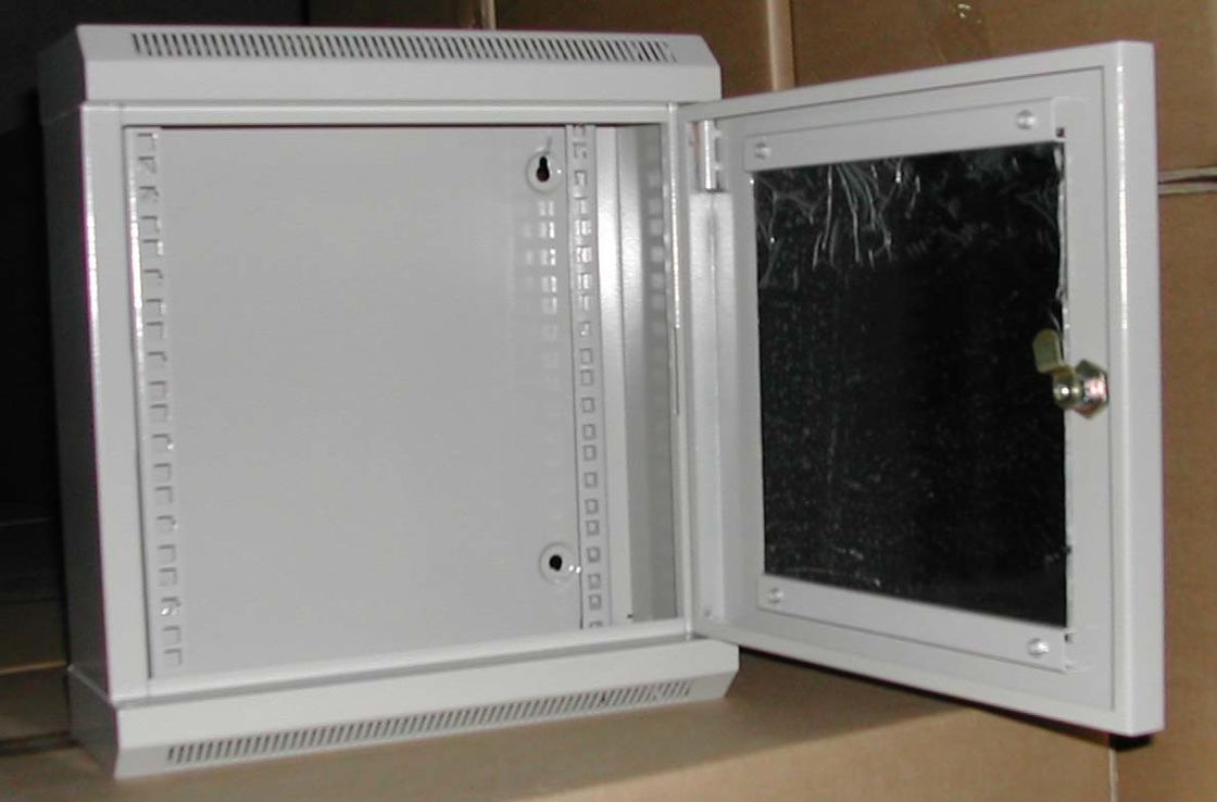 10 Inch Small Wall-Mount Network Server Cabinet With Glass Door YH2007