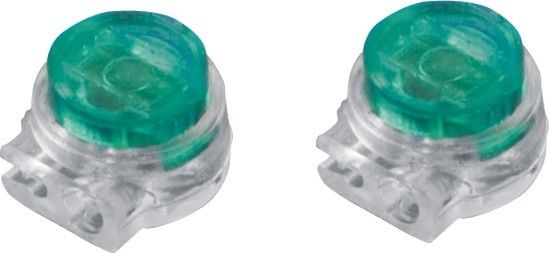 Insulation Displacement UG Wire Splice Connector for 0.4mm - 0.9 mm Cable Green HJKT5
