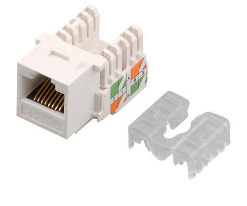 Home Network Cat6 RJ45 keystone jack IDC CE 8P8C Golden Pin modular jack YH7003