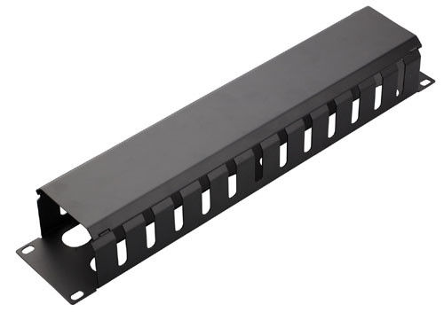 High Performance 1U Rack Mount Cable Management , Amp Cable Management With Cover YH4040