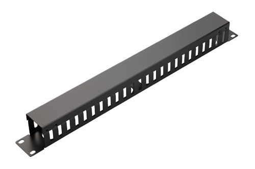High Performance 1U Rack Mount Cable Management , Amp Cable Management With Cover YH4040