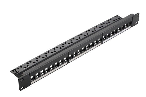 Professional Patch Panel Patch Cord Cold Rolled Steel Plate / Alloy Material YH4016