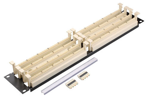 Professional Patch Panel Patch Cord Cold Rolled Steel Plate / Alloy Material YH4016
