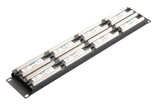 Professional Patch Panel Patch Cord Cold Rolled Steel Plate / Alloy Material YH4016