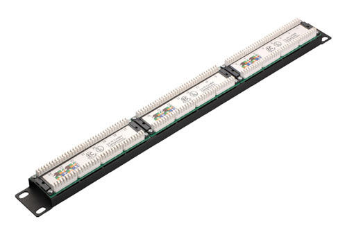 Cat5e UTP Fast Ethernet Network Horizontal Patch Panel 24 Port 1U 19inch AMP Tyco Type IDC Type YH4009