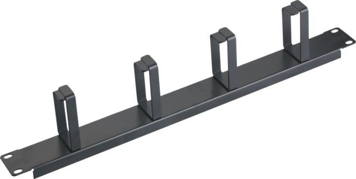1U Rack Network Cable Management Bar Horizontal Cable Organizer Easy Uninstall YH4032
