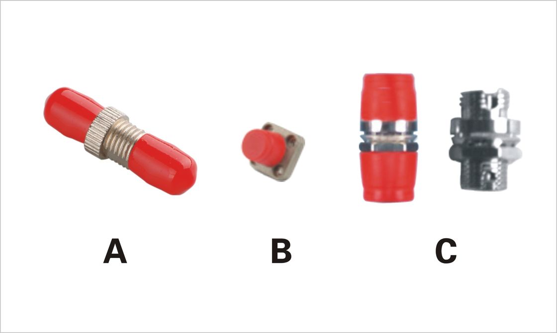 Square Seamless and D type FC metal Fiber Optic Adapter Single-mode or Multi-mode YH-1032