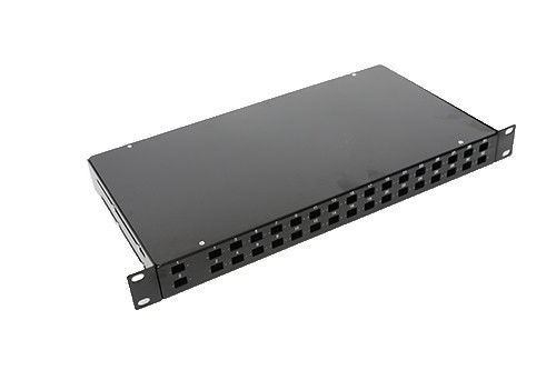 Monitoring Center Network Patch Panel / Shielded Patch Panel Durable Alloy Material YH4019