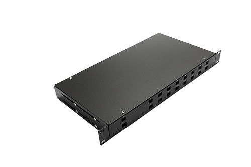 Monitoring Center Network Patch Panel / Shielded Patch Panel Durable Alloy Material YH4019