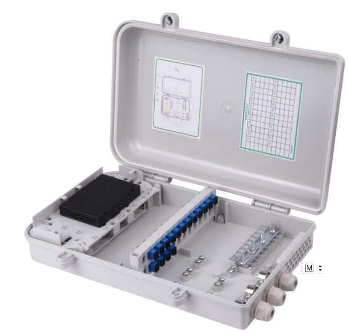 Uniform Color Fiber Optic Distribution Cabinet High Density Strong Protection YH3029