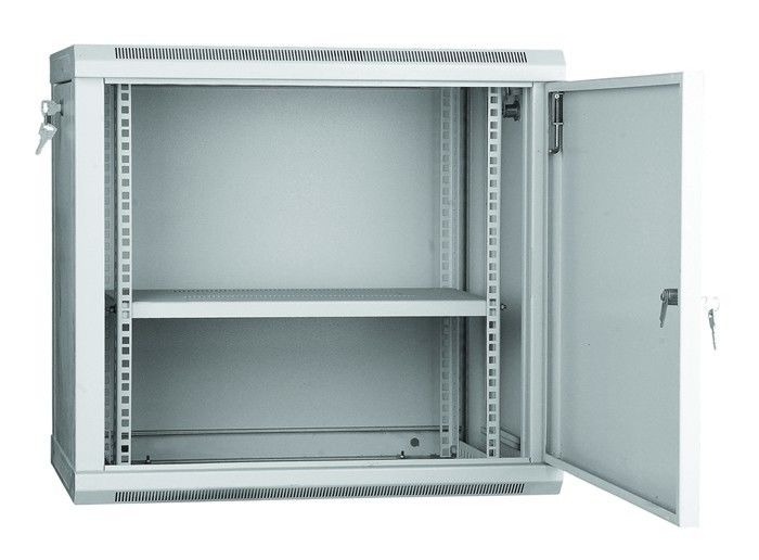 Home Wall Mount Network Rack Cabinet Lockable 19 Inch 0.6m / 1m Depth YH2006