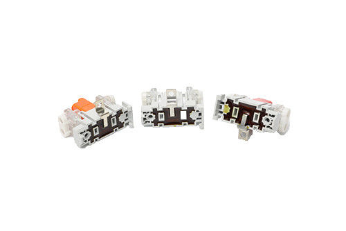 Telecom Drop Wire Subscriber Connector Simply Clamping on Guide Rail Inside Distribution Box