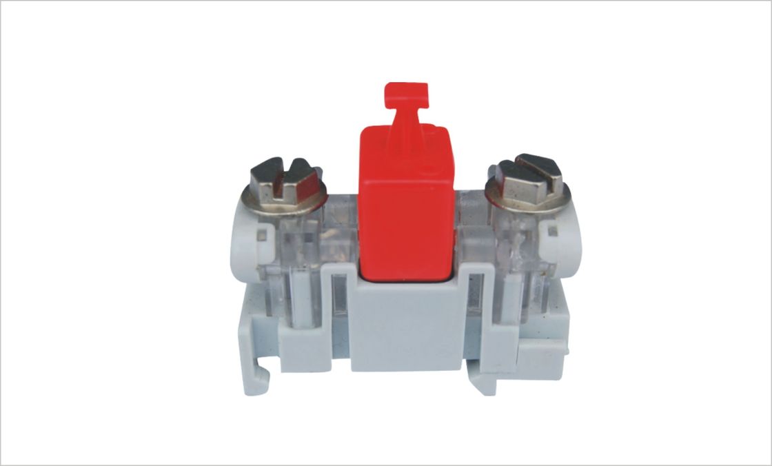 Telecom Drop Wire Subscriber Connector Simply Clamping on Guide Rail Inside Distribution Box