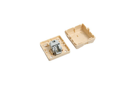 Networking RJ11 Wall Outlet Surface Mount Box With US Jack Phone Output YH7109