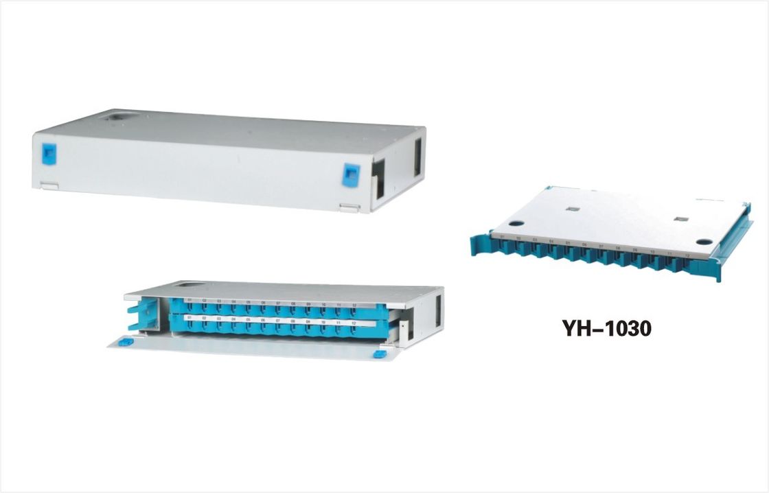 24 Pore Fiber Optic Distribution Panel Termination Frame With Vandal Resistant Function YH1018