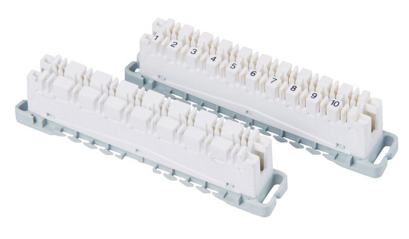 High Band Strip CAT5E Krone Module 10 Pair Terminal Block Back / Profile Mount YH6468506100