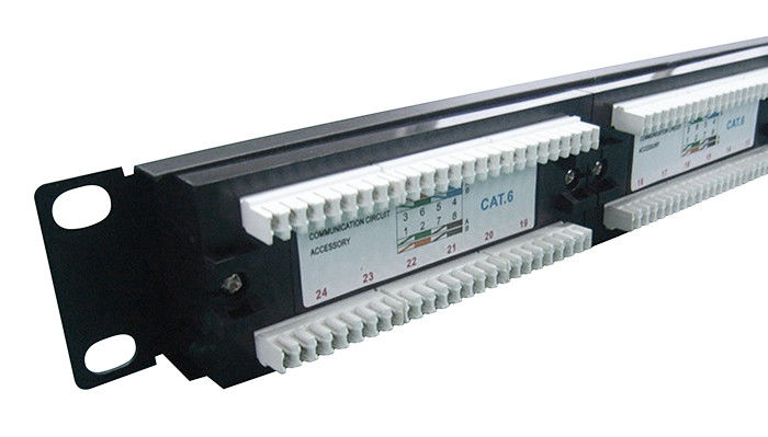 UTP Network Patch Panel 24 Port Cat6 Patch Panels for LAN Cabling Network YH4010