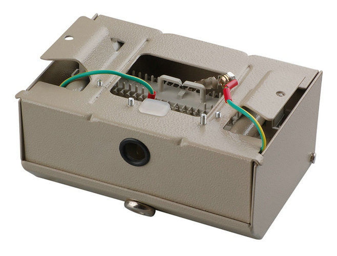 10 Pair Lockable Metal Network Distribution Box Waterproof and Durable for LSA profile Module YH3001