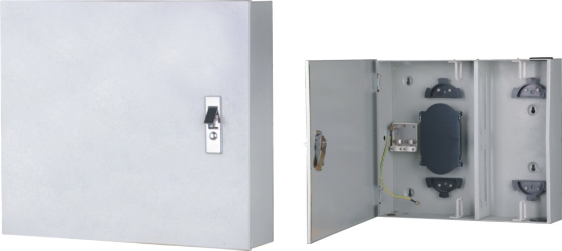 12 24 48 core indoor Wall mount ODF fiber optic cabinet termination box ...